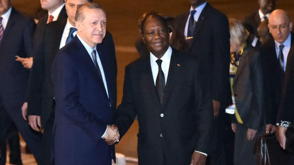 Erdogan à Abidjan pour renforcer la présence turque en Côte d'Ivoire Erdogan à Abidjan pour renforcer la présence turque en Côte d'Ivoire
