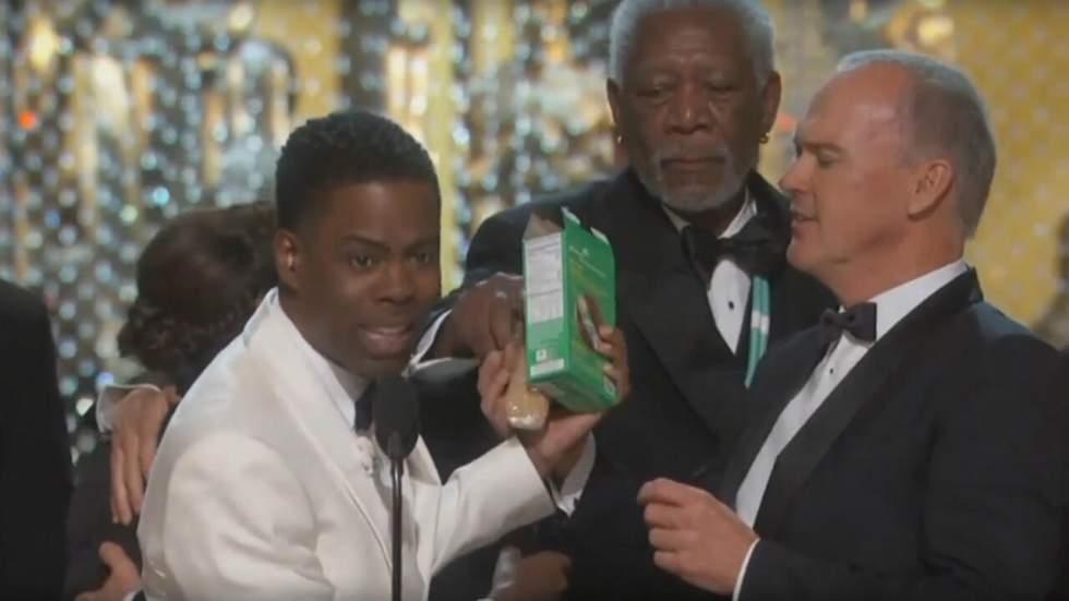 Pour surmonter l'ennui, Morgan Freeman a volé un gâteau aux Oscars