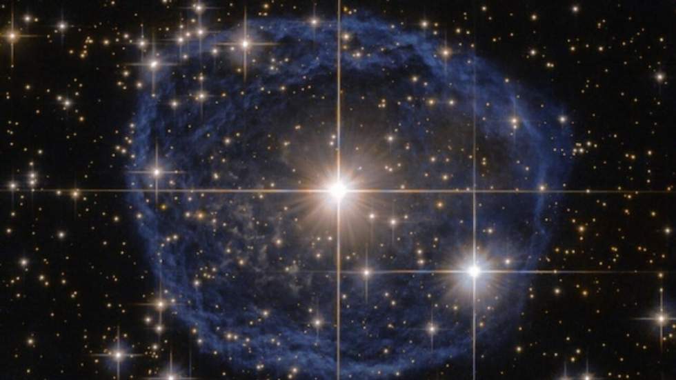 Le télescope Hubble nous a ramené une fantastique photo de bulle bleue