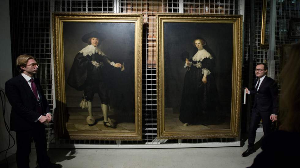 Au Louvre, deux nouveaux Rembrandt dévoilés devant Hollande et le couple royal néerlandais