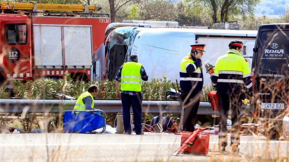 Catalogne : 13 morts dans un accident d'autocar transportant des étudiants Erasmus