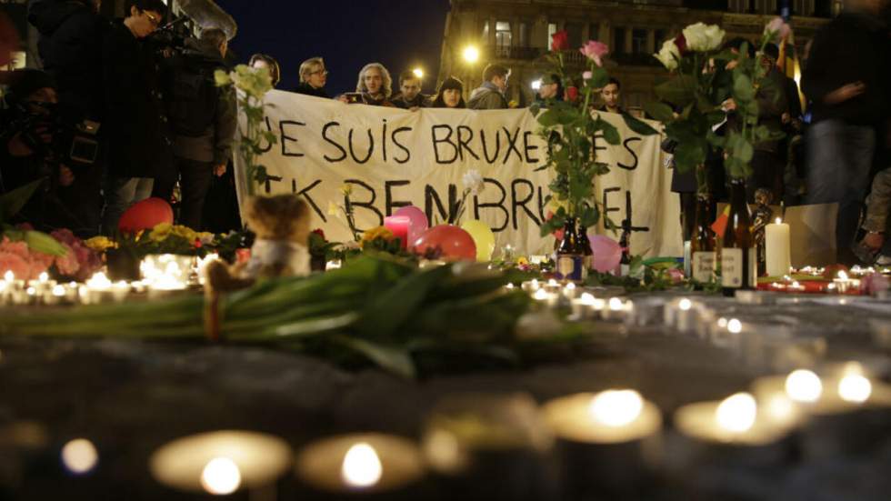 Bruxelles endeuillée après les attaques de l'EI