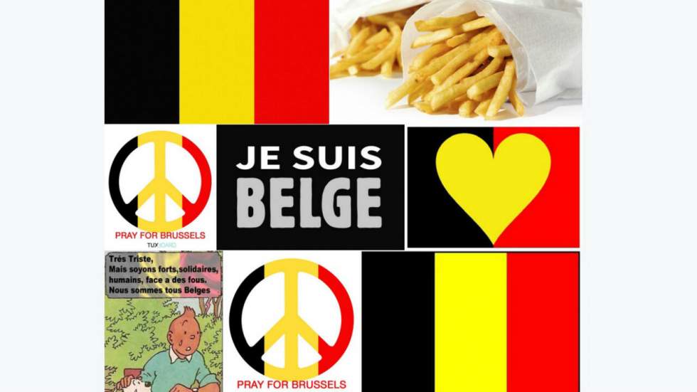 #JeSuisBelge en soutien sur Twitter après les explosions à Bruxelles