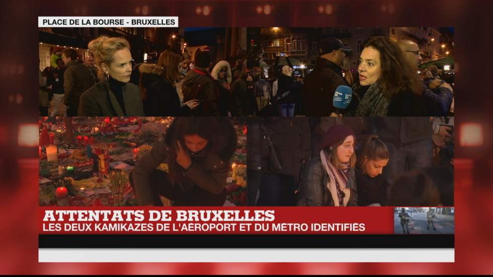 Attentats de Bruxelles : édition spéciale depuis la place de la Bourse