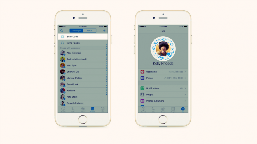 Messenger imite les "snap-codes" en ajoutant la fonctionnalité du scan de profils Messenger imite les "snap-codes" en ajoutant la fonctionnalité du scan de profils