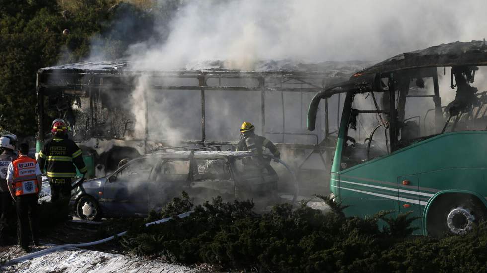 Explosion d'une bombe dans un bus à Jérusalem, une vingtaine de blessés