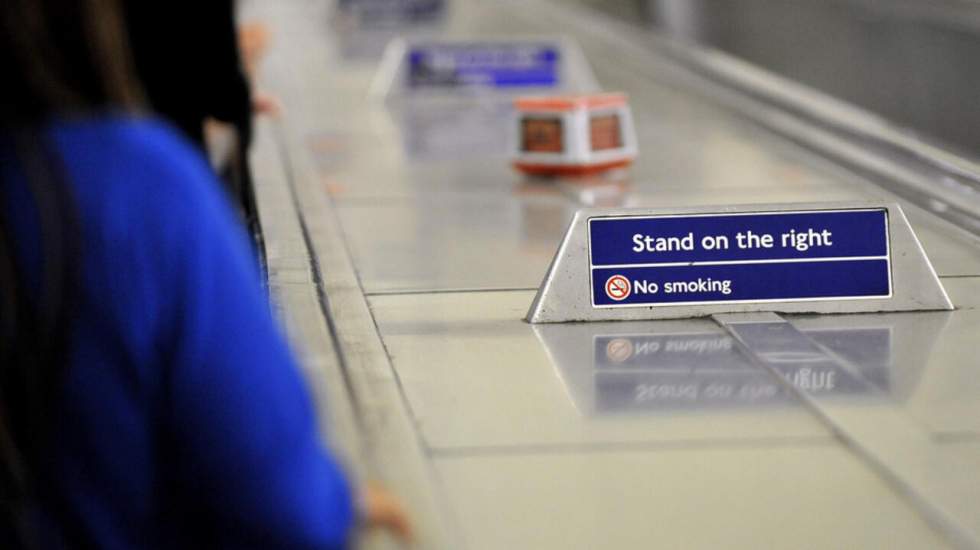 "Pour gagner du temps, ne marchez pas dans les escalators du métro" : le test qui ne convainc pas les Londoniens