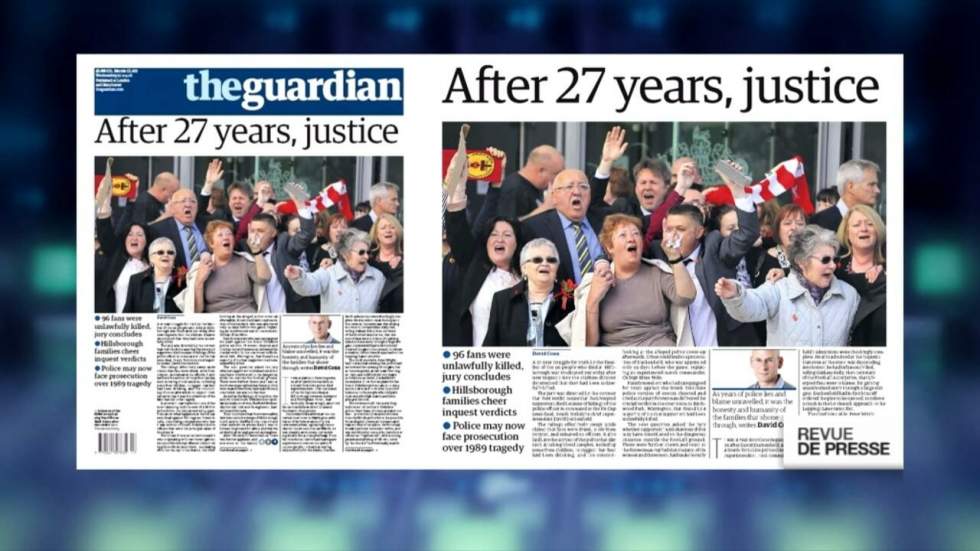 Justice pour les victimes du stade d'Hillsborough
