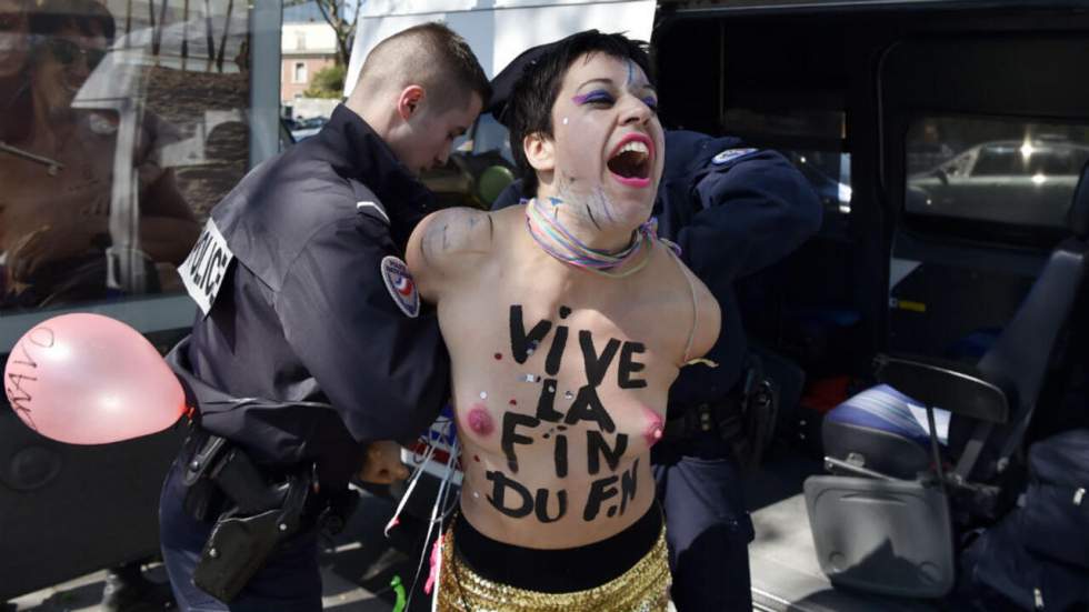 Les Femen s'invitent de nouveau au banquet du FN du 1er-Mai