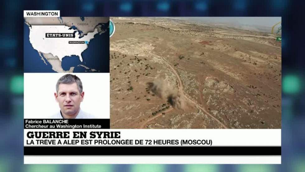 La Russie annonce une prolongation de 72 heures de la trêve à Alep