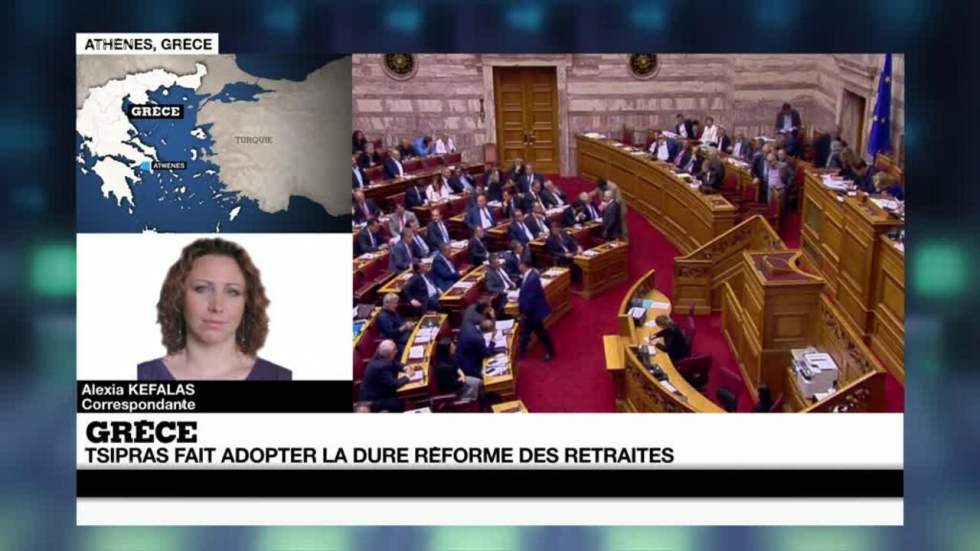 Le Parlement grec adopte une réforme controversée des retraites