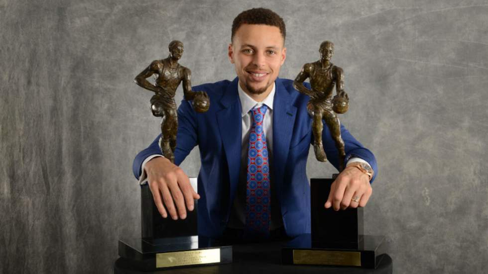 NBA : la star de Golden State Stephen Curry désignée MVP de la saison