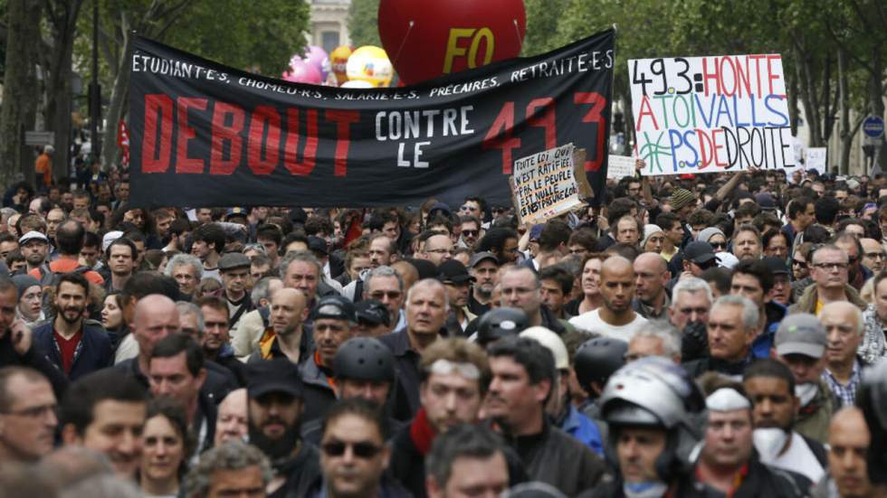 France : près de 70 000 manifestants contre la Loi travail, 87 interpellations