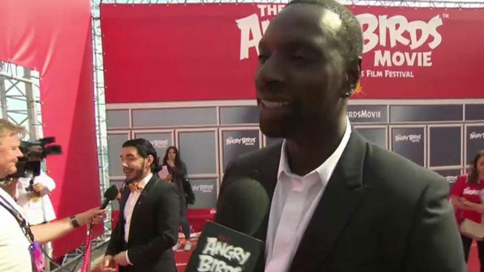 Vidéo : Cannes déroule le tapis rouge à "Angry Birds" et Omar Sy