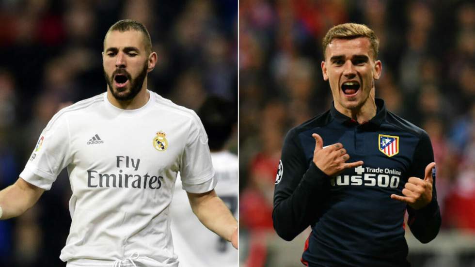 Ligue des champions : Real - Atletico, c'est aussi Benzema - Griezmann, un duel de buteurs français Ligue des champions : Real - Atletico, c'est aussi Benzema - Griezmann, un duel de buteurs français