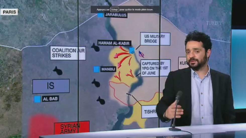 Syrie : la coalition internationale et les rebelles ouvrent un nouveau front contre l'EI à Manbij