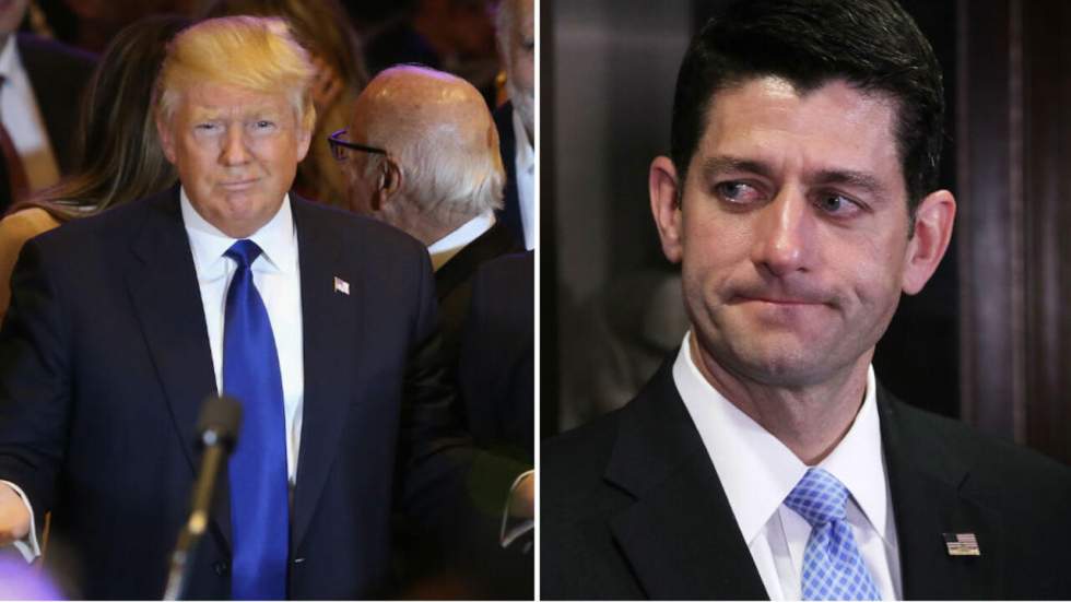 Après avoir longtemps hésité, Paul Ryan, poids lourd républicain, se rallie à Trump