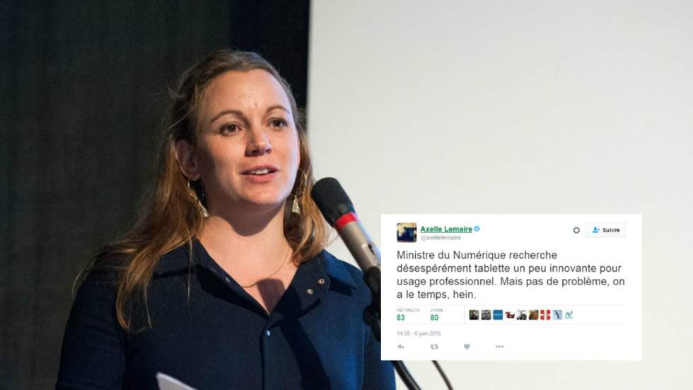 Axelle Lemaire, à la recherche d'une "tablette un peu innovante", se fait troller sur Twitter