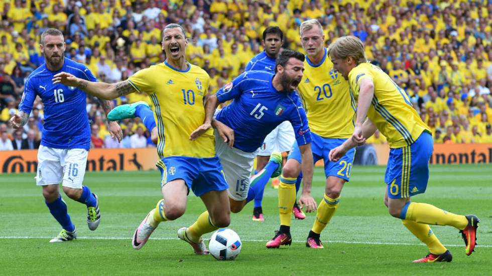 Euro-2016 : l'Italie se défait de la Suède (1-0) et se qualifie pour les huitièmes