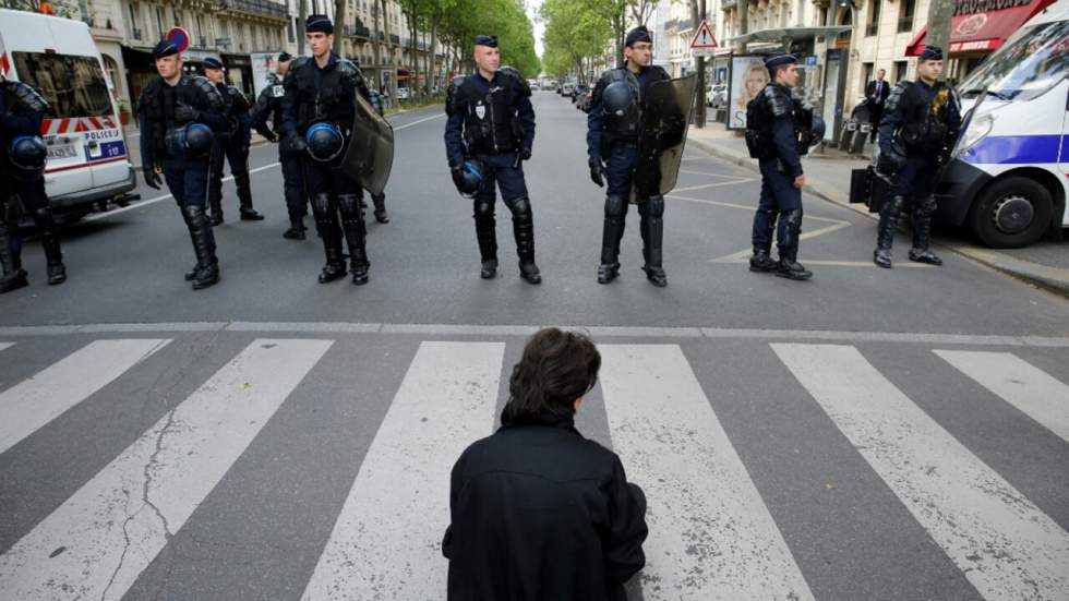 Loi travail : 2 000 policiers pour encadrer une manifestation au parcours réduit