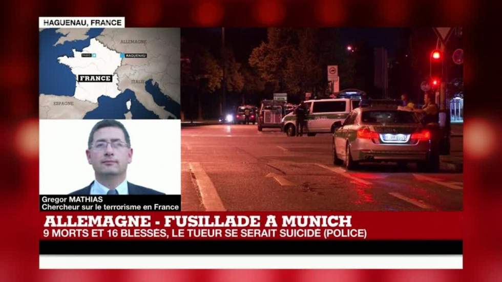 Fusillade à Munich : il n'y avait qu'un seul tireur selon la police