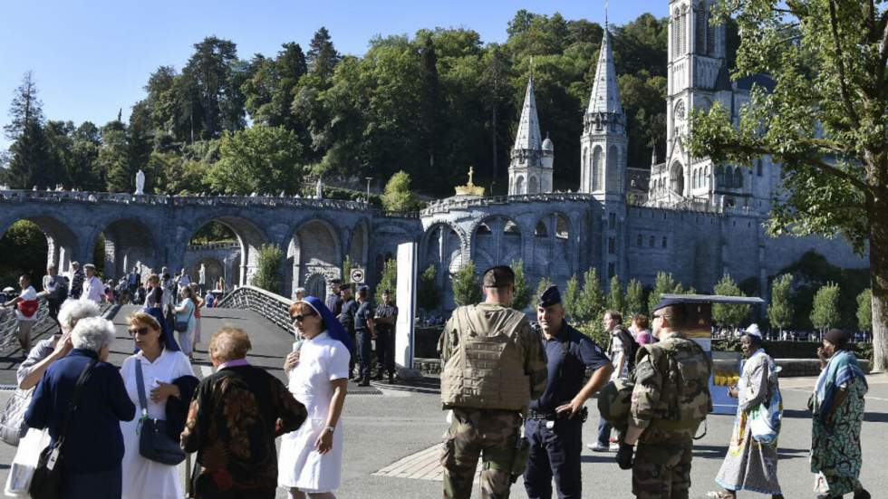 Fête de l'Assomption : pèlerinage sous haute sécurité à Lourdes Fête de l'Assomption : pèlerinage sous haute sécurité à Lourdes