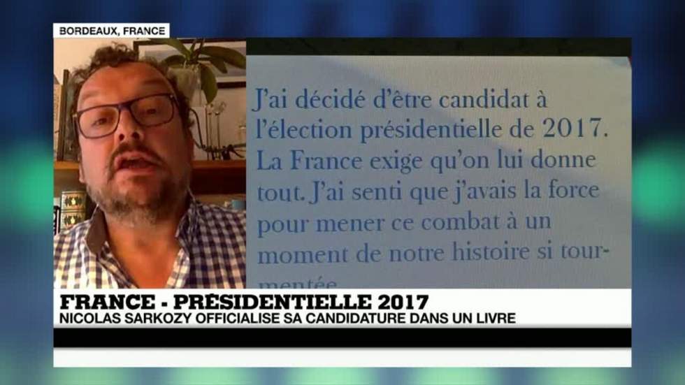 Nicolas Sarkozy annonce sa candidature à l'élection présidentielle de 2017 Nicolas Sarkozy annonce sa candidature à l'élection présidentielle de 2017