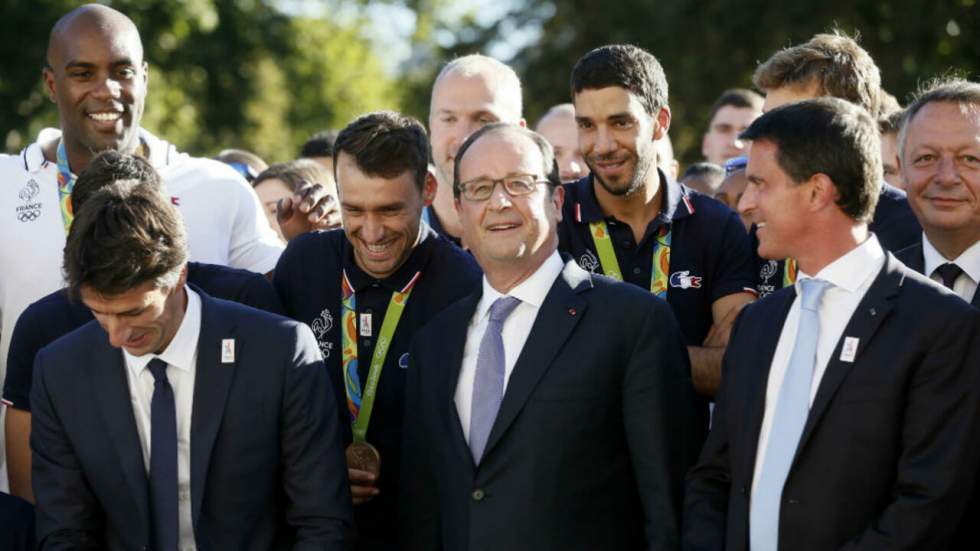 De retour de Rio, la délégation française olympique reçue par Hollande à l’Élysée