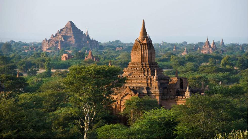 En images : les temples de Bagan en Birmanie ont failli s'écrouler pendant le séisme