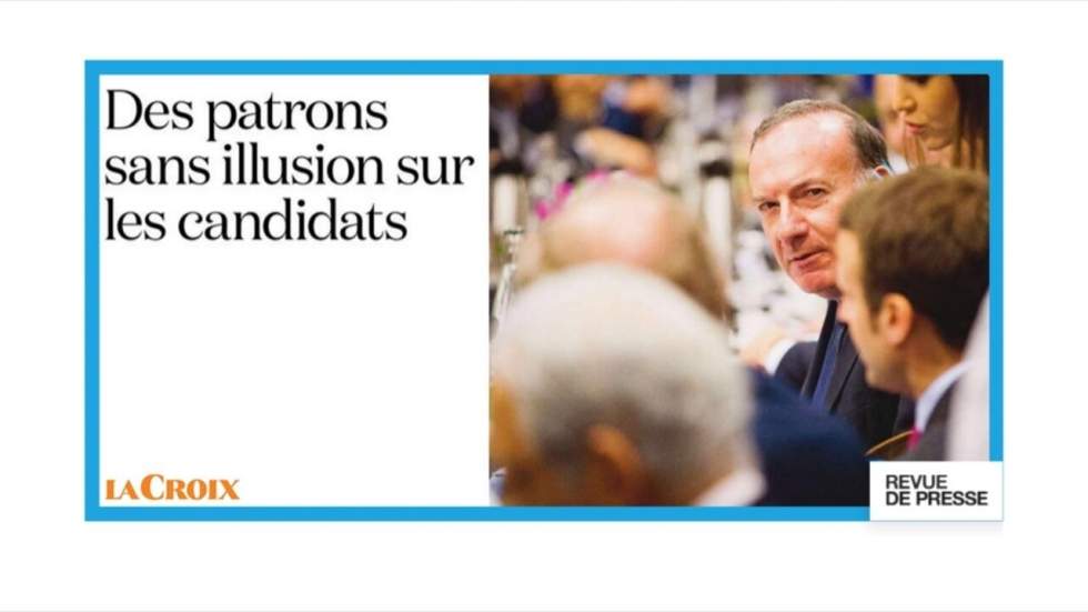 Présidentielle 2017 : "des patrons sans illusion"