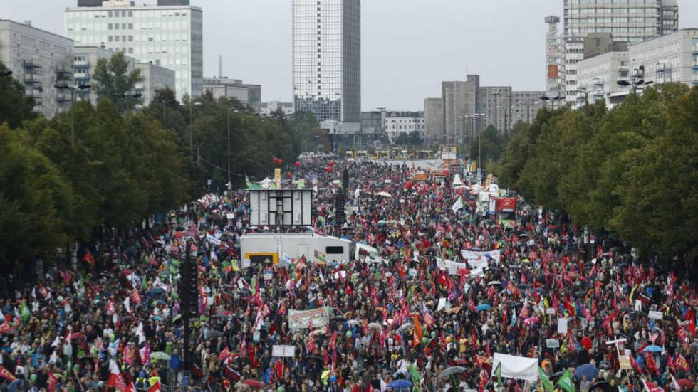 Allemagne : grandes manifestations contre le traité de libre-échange transatlantique