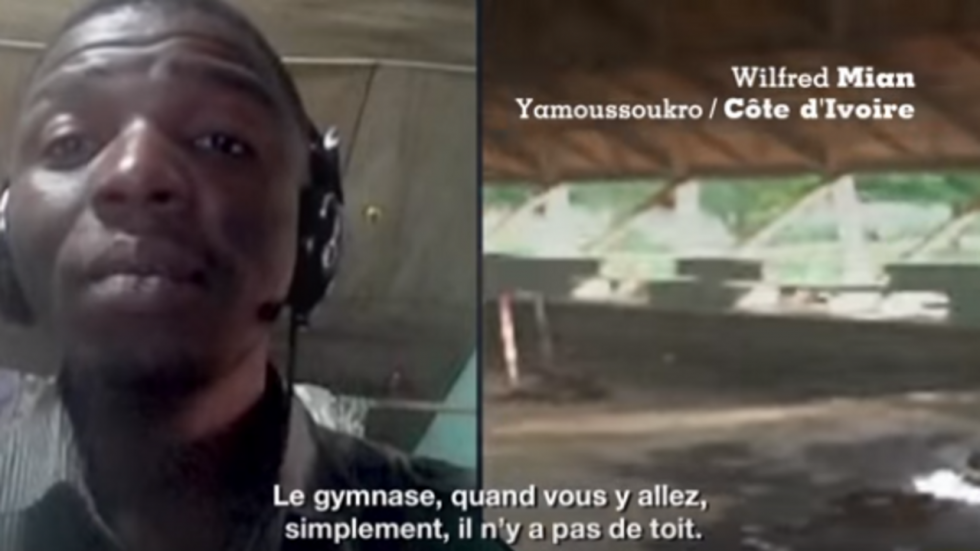 Un lycée de Yamoussoukro qui tombe en ruines et la réapparition du trône de l'empereur Bokassa