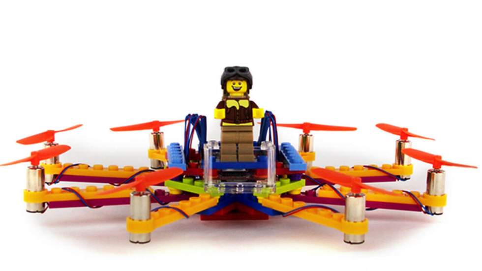 Avec ce kit, on peut fabriquer son drone en Lego