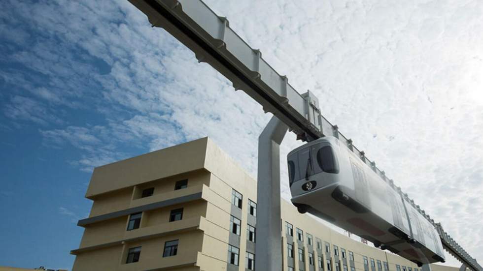 La Chine vient de tester son premier métro suspendu et il ressemble à un panda