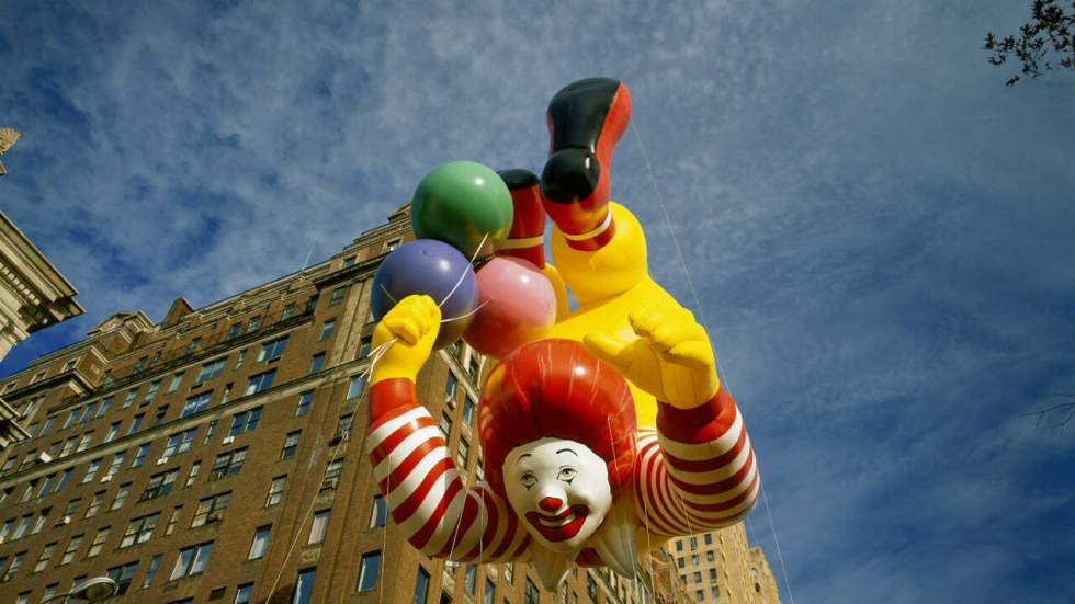 Ronald McDonald forcé de faire profil bas suite à l’épidémie de clowns menaçants