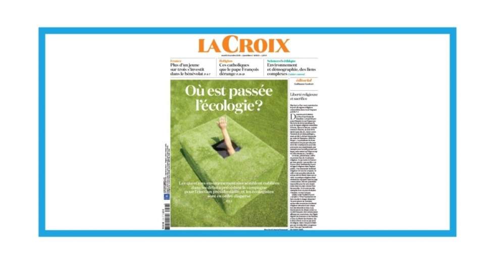 "Où est passée l'écologie ?" "Où est passée l'écologie ?"