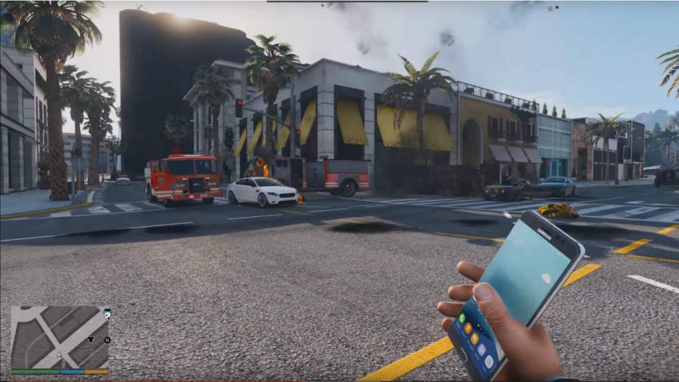 Samsung fait supprimer la vidéo du mod de "GTA" remplaçant les explosifs par ses téléphones