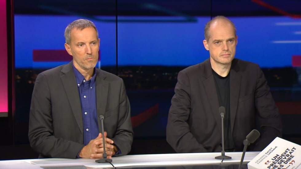 Davet, Lhomme : "Pour Hollande, c’était une bonne idée que notre livre sorte maintenant" Davet, Lhomme : "Pour Hollande, c’était une bonne idée que notre livre sorte maintenant"