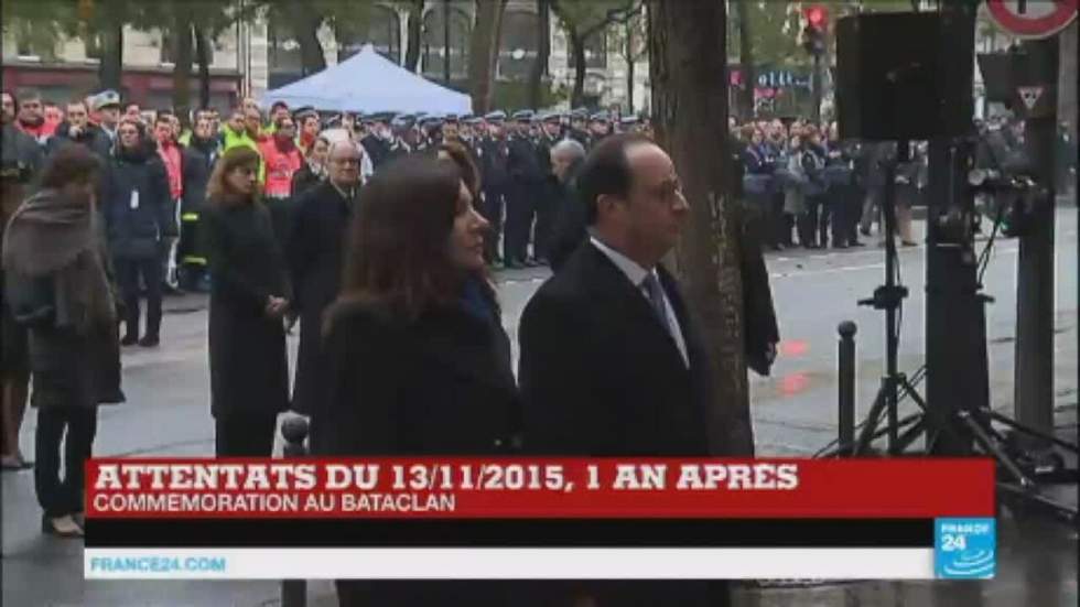 Hommage et recueillement un an après les attentats du 13 novembre