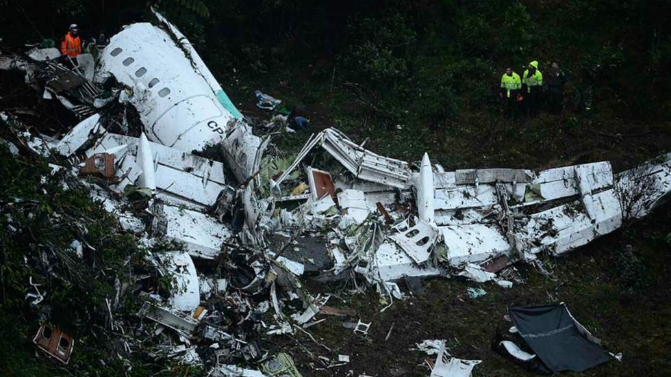 Colombie : crash d'un avion transportant une équipe de football brésilienne