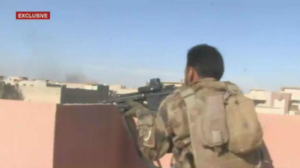 Vidéo : sur le front de Mossoul, l'assaut des forces irakiennes contre les jihadistes de l'EI