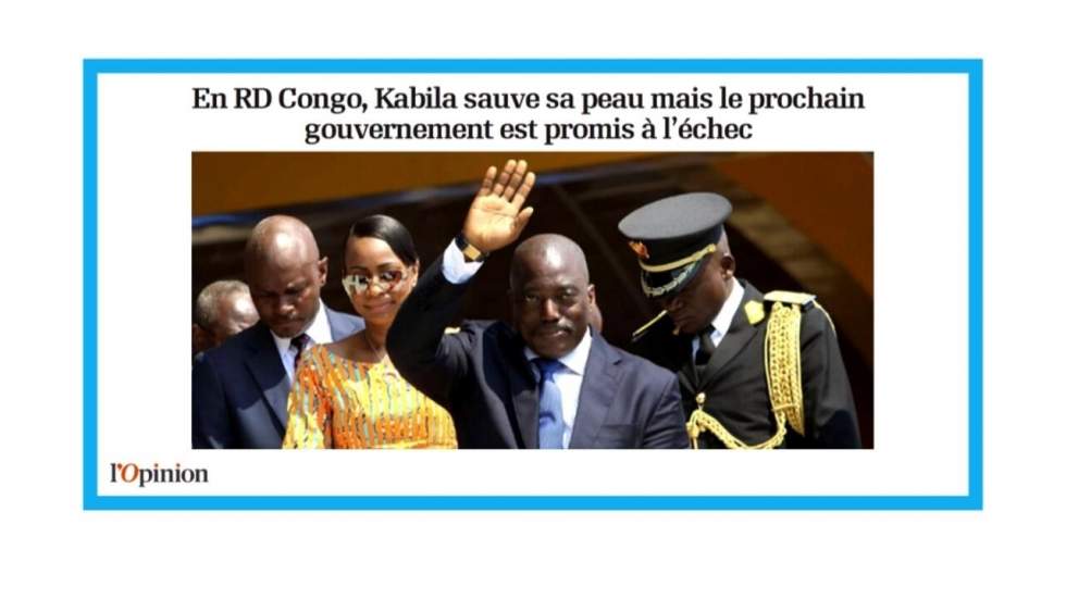 "Kabila sauve sa peau... pour l'instant"