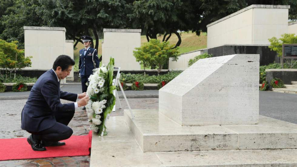 Visite historique de Shinzo Abe à Pearl Harbor