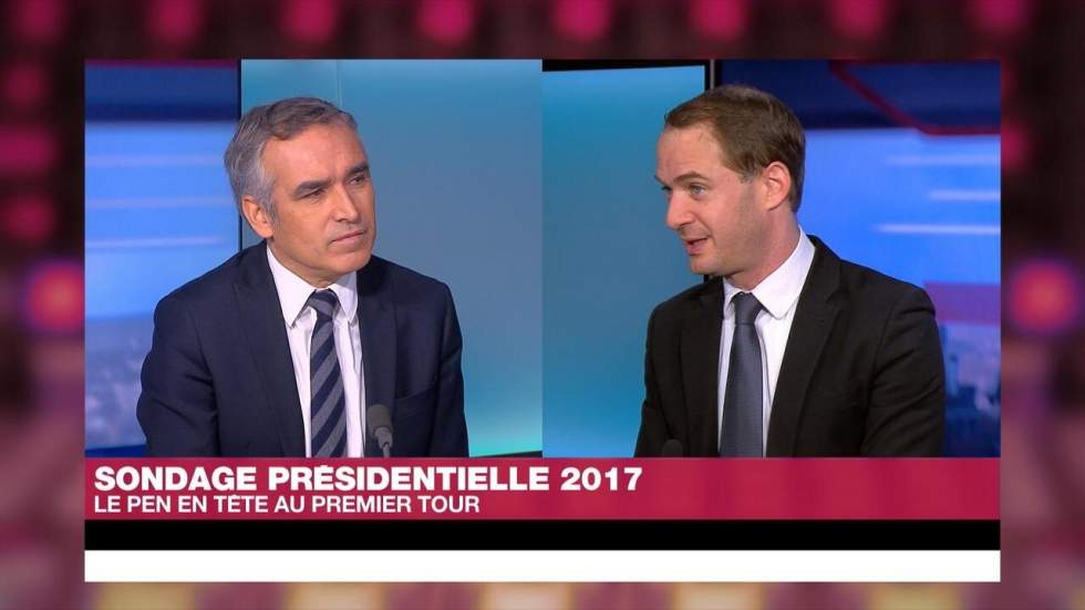 Présidentielle 2017 : Le Pen en tête au premier tour selon un sondage Présidentielle 2017 : Le Pen en tête au premier tour selon un sondage