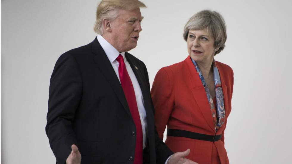 À Washington, Donald Trump et Theresa May affichent leur entente