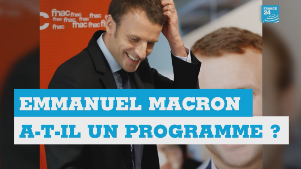 90''POLITIQUE - Emmanuel Macron a-t-il un programme?