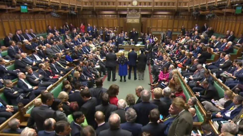 Le projet de loi sur le Brexit franchit une premiere étape au Parlement Le projet de loi sur le Brexit franchit une premiere étape au Parlement