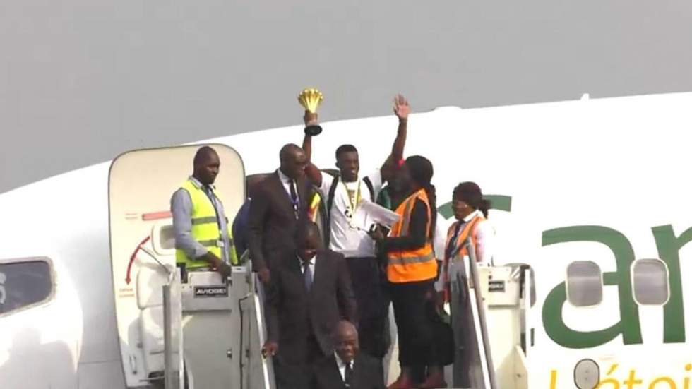 Vidéo : retour triomphal au Cameroun pour les Lions indomptables, vainqueurs de la CAN-2017