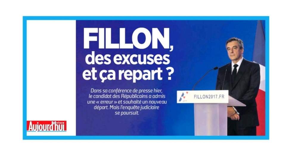 "Fillon, des excuses et ça repart ?"