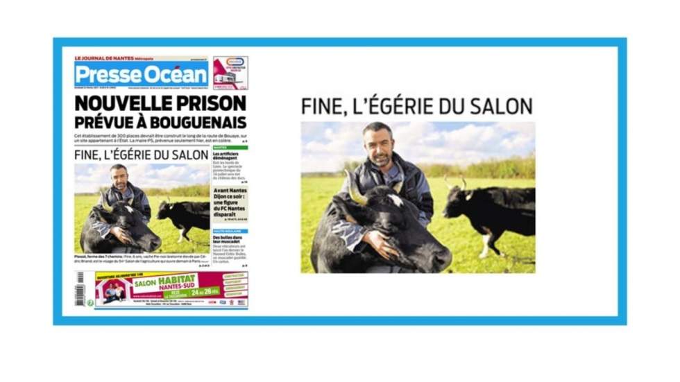 "Fine, 6 ans, égérie du salon de l’agriculture"